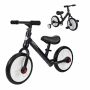 Balance bike for children, 2-5 years old, Black, 85 × 54 × 36 cm