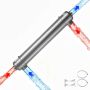 Wymiennik ciepła basenowy VEVOR MF-600K, 600 kBTU/h, 133 × 158 × 940 mm