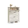 Shoe cabinet VASAGLE, 3 doors, 18–24 pairs, 87 × 123.6 × 24 cm