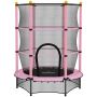 Trampoline Homcom 140x140x190cm., pink/black