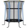 Trampolina Homcom 163,5x163,5x190cm, czarno-niebieska