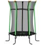 Trampolina Homcom 163,5x163,5x190cm., czarno-zielona