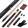 Billiard cue VEVOR SC01, 3-piece, Brown, 119 × 9 × 7 cm