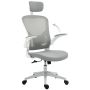 Office chair 65x64x122cm., gray/white