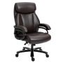 Office chair 72x83x122cm., black/dark brown