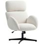 Fotel biurowy 921-894V00CW, ergonomiczny, biały, 68 × 103–113 × 67 cm
