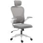 Office chair, Ergonomic, with adjustable supports, Grey, 64 × 115–125 × 63 cm