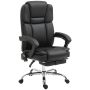 Office massage chair 66x67x126cm., black/silver color