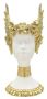 Athena bust sculpture, 17.5 × 38 × 17 cm
