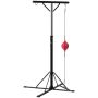 Stojak na worek bokserski z speedballem, 160 × 175–220 × 145 cm