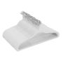 Plastic hanger set 50 pcs., white