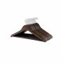 Hanger set, 20 pcs., dark brown