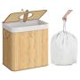 Pojemnik na butelki SONGMICS, 95 l, piasek, 50,5 × 61 × 40,5 cm