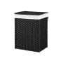 Laundry basket, black
