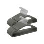 Set of 50 clothes hangers, gray