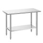 Workbench VEVOR YH2-48, 2 shelves, 122 × 61 × 86.4 cm