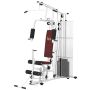Multifunctional trainer Homcom 150x110x210cm., white/black