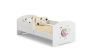 Детская кроватка Luk с матрасом и защитным бортиком, 164 см x 85 см x 63 см, "Принцесса" с луной.