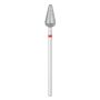 Końcówka diamentowa EXO PRO, okrągły kształt kropli, drobne ziarno, Ø 6,0 × 12,0 mm