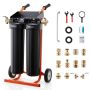 System wody dejonizowanej VEVOR PRS-TCXC-PT, żywice DI 2 × 4 l, 465 × 380 × (840–940) mm