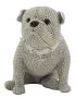 Decorative bulldog figurine Sparky, 17 × 14 × 11 cm