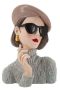 Decorative figurine "Paris Woman", 18.5 × 26 × 14 cm