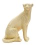 Decorative leopard statue, 23 × 29 × 15.5 cm