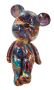 Decorative bear figurine Psyco B, 12.5 × 25 × 9.5 cm