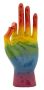 Dekoracyjna ręka "Rainbow OK", 16 × 36 × 10,5 cm