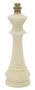 Decorative chess king figurine QUARZY, Ø 13 × 41 cm