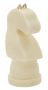 Dekoracyjna figurka konia szachowego Mauro Ferretti 012011000C, 14 × 31 × 13 cm