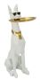 Decorative dog statue Mauro Ferretti 0120080003, 27 × 74 × 51 cm