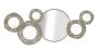 Decorative mirror Hop, Silver color, 106 × 48 × 3.8 cm