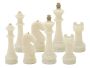 Zestaw dekoracyjnych figur szachowych QUARZY, 8 elementów, Ø 4,4 × 9,2 cm; Ø 4,3 × 13,3 cm; Ø 5 × 16 cm; Ø 4,5 × 10,3 cm