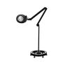 Lampa powiększająca ELEGANTE 6025, 60 LED, czarna