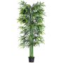 Artificial plant Outsunny 18x18x180cm., green/black