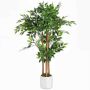 Artificial banyan tree, Green/white, 55 × 55 × 120 cm