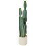 Artificial cactus, with pot, Green, Ø25 × 111 cm