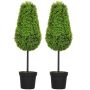 Artificial plant set, 2 pcs, Ø20 × 90 cm