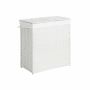 Laundry basket made of white polyrattan