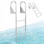 Dock ladder VEVOR ZT-F04, 4-step folding, 63 × 13 × 114 cm