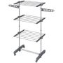 Clothes dryer Homcom 142x55x152cm., silver/dark gray