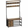 Clothes rack, 6 in 1, 10 hooks, 2 drawers, 100 × 180 × 40 cm