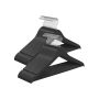 Wieszaki na ubrania SONGMICS CRW030B01, 30 szt., czarne, 43 × 21 cm