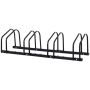 Bicycle rack Homcom 110x33x27cm., black