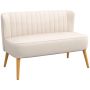 Sofa dwuosobowa, 2 miejsca, 117 × 77 × 56,5 cm