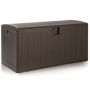 Garden storage box 127.5x64x64cm., brown