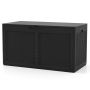 Garden storage box 111x56x61cm., black