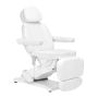Fotel kosmetyczny elektryczny Sillon Classic, 3 biegi, biały