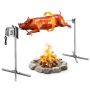 Grill elektryczny rożen VEVOR TB-56N, 8 poziomów wysokości, 60 kg, 1825 × 535 × 860 mm